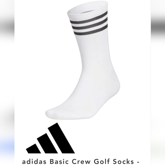 adidas Other - NWT Men's Adidas Golf Crew Socks